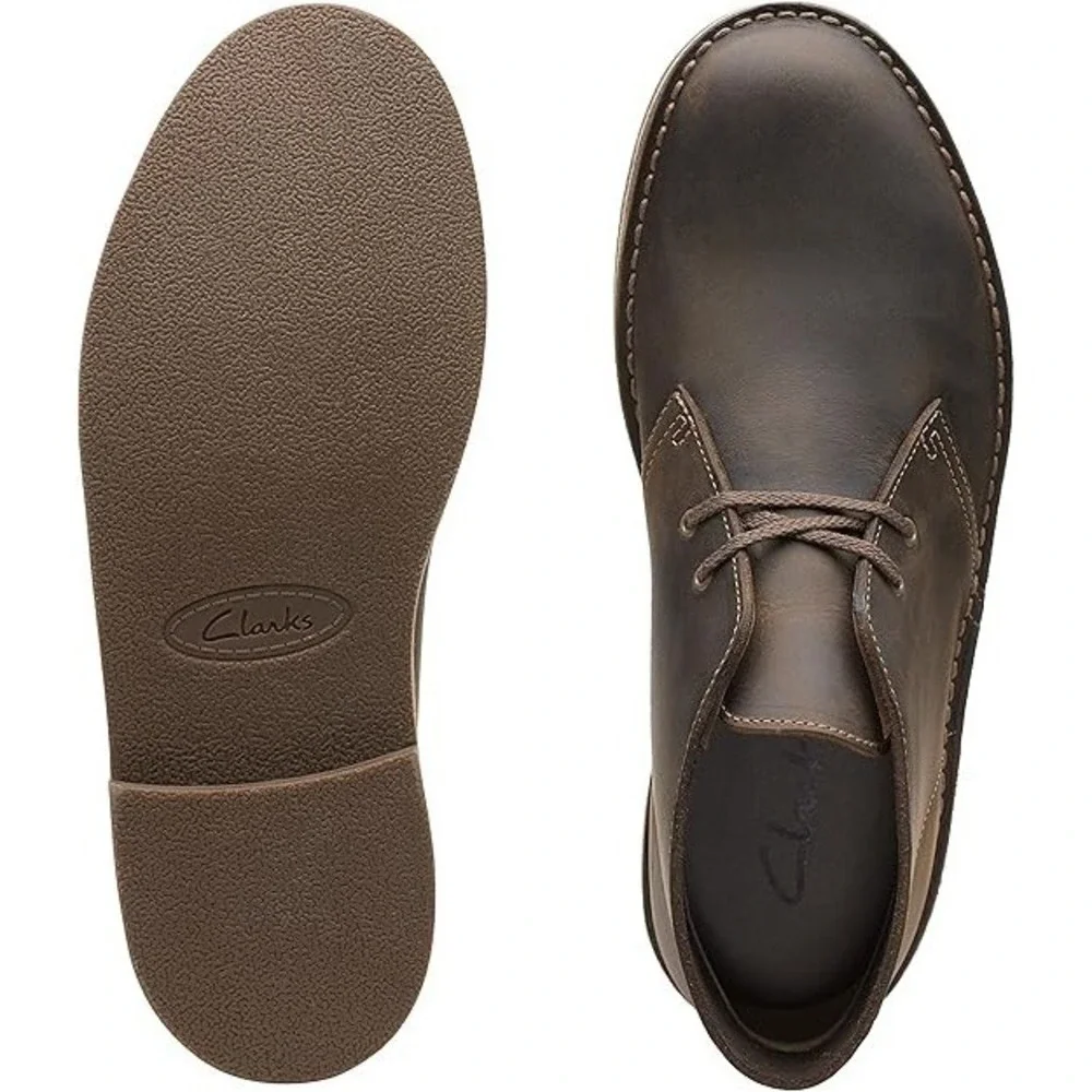 Clarks® (Men's 10.5 M) Bushacre™ 2 Desert Boots in Beeswax -‎ $120